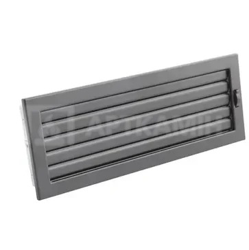 Решетка для камина Darco Ventlab KRVZ 450x170 черная с подвижными жалюзи