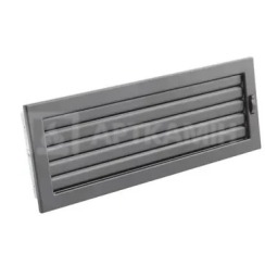 Решетка для камина Darco Ventlab KRVZ 450x170 черная с подвижными жалюзи