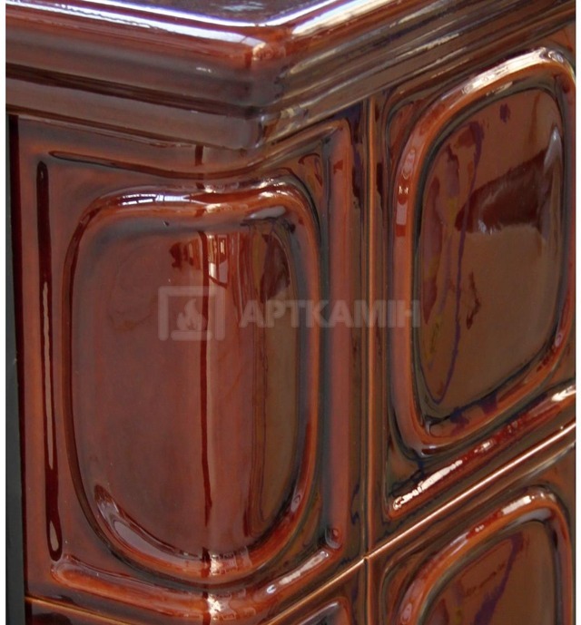 Печь Thorma Borgholm Ceramic dark brown. Фото 4