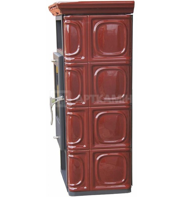 Печь Thorma Borgholm Top Ceramic cheesnut brown. Фото 5