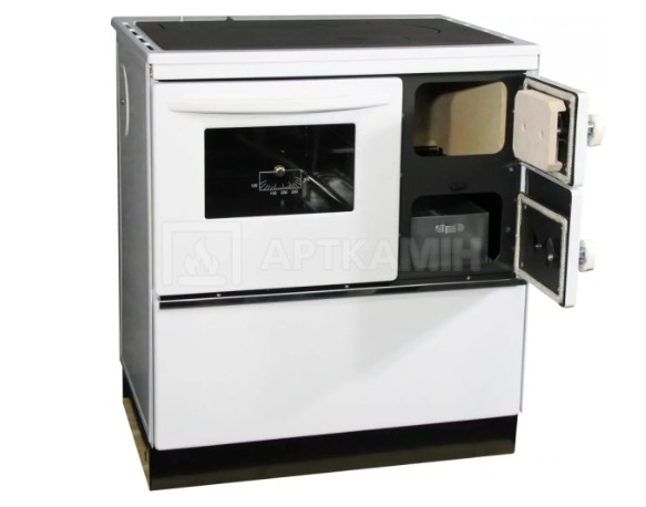 Піч Thorma Okonom 75/Fiko De Luxe white left. Фото 2