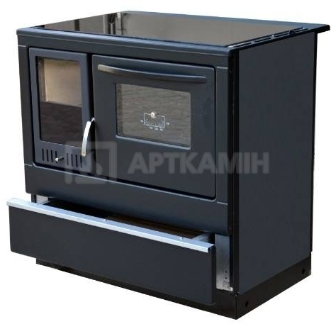 Піч Thorma Okonom 85/Fiko Excellent steel black right. Фото 2