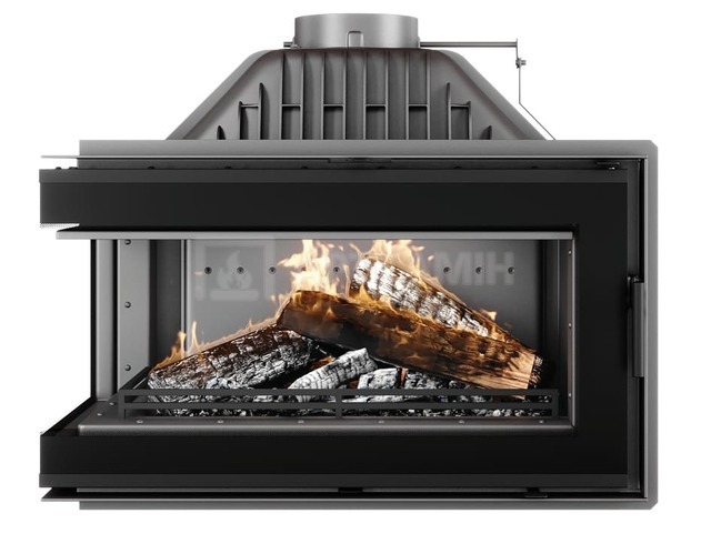 Каминная топка Kawmet W16 13,5 кВт ECO Black левосторонняя. Фото 2