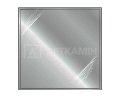 Основа под печь Parkanex 800х800 мм квадратная с фаской тонированное стекло