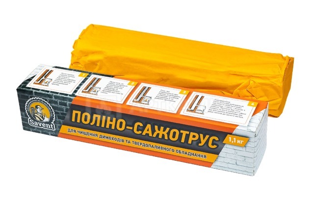 Поліно-сажотрус Savent для чищення димоходу. Фото 7