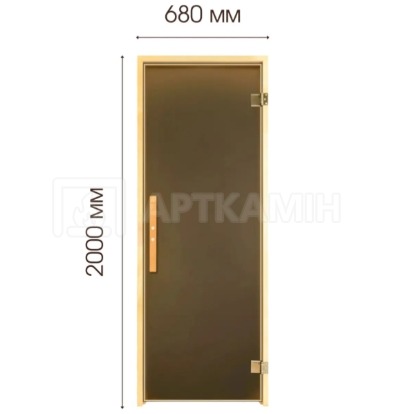 Скляні двері для сауни Tesli Lux Magnetic 70x200. Фото 3