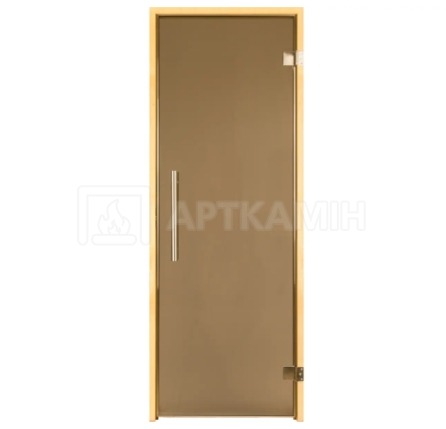 Скляні двері для сауни Tesli Steel Sateen Magnetic 70x190