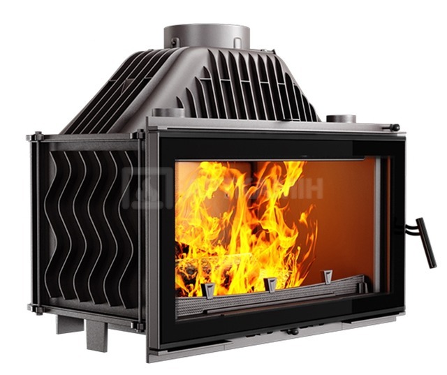 Каминная топка Kawmet W16 Black 13,5 кВт ECO. Фото 4