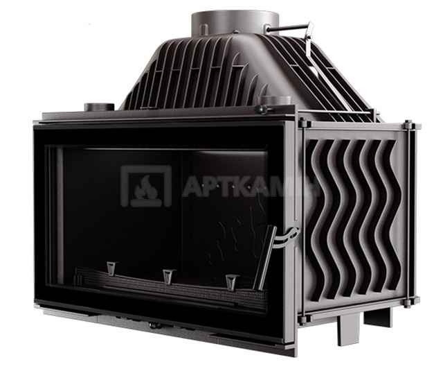 Каминная топка Kawmet W16 Black 13,5 кВт ECO. Фото 3