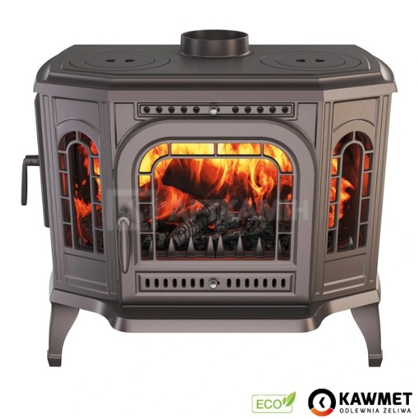 Піч опалювально-варильна Kawmet P7 LB 10,5 кВт CookTop ECO. Фото 3