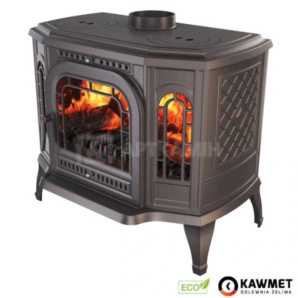 Піч опалювально-варильна Kawmet P7 LB 10,5 кВт CookTop ECO. Фото 2