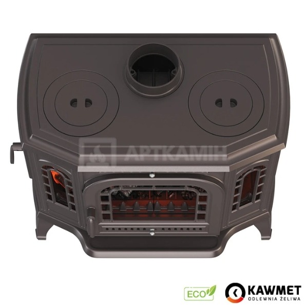 Піч опалювально-варильна Kawmet P7 LB 10,5 кВт CookTop ECO. Фото 8