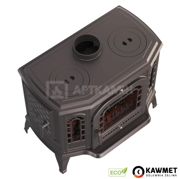 Піч опалювально-варильна Kawmet P7 LB 10,5 кВт CookTop ECO. Фото 9