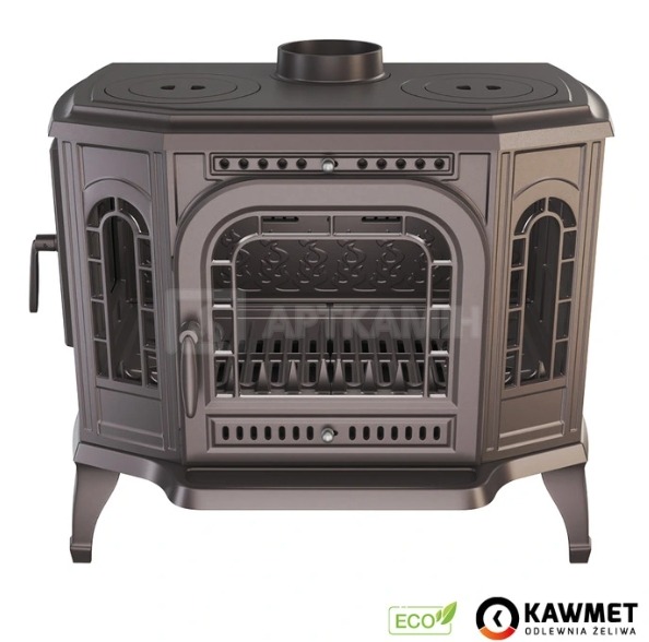 Піч опалювально-варильна Kawmet P7 LB 10,5 кВт CookTop ECO. Фото 5