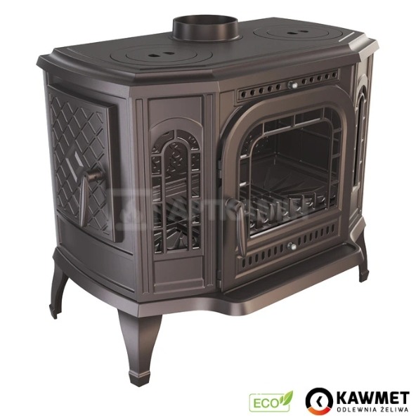 Піч опалювально-варильна Kawmet P7 LB 10,5 кВт CookTop ECO. Фото 6