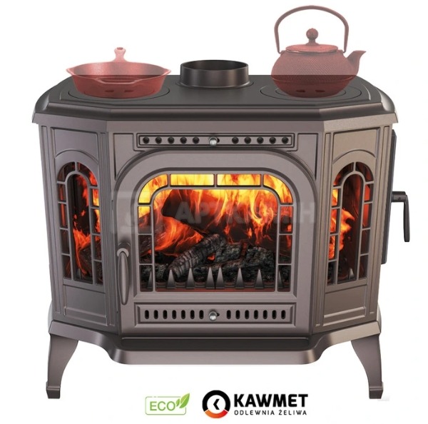 Піч опалювально-варильна Kawmet P7 PB 10,5 кВт CookTop ECO