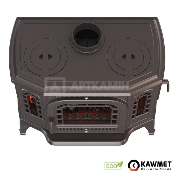 Піч опалювально-варильна Kawmet P7 PB 10,5 кВт CookTop ECO. Фото 5