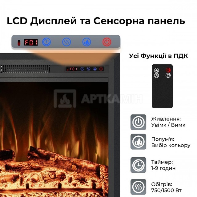 Електричний камін Royal Flame Goodfire Lite 33 (EF33B). Фото 4