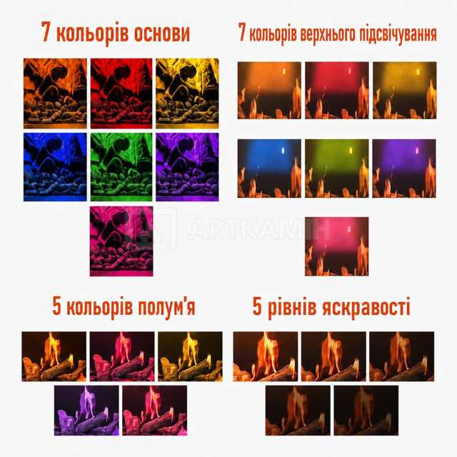 Електричний камін Royal Flame Holographic TS 50 H LCD. Фото 5