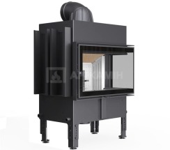 Камінна топка Kratki Norra P/BS 9,9 кВт права з можливістю додаткової акумуляції тепла