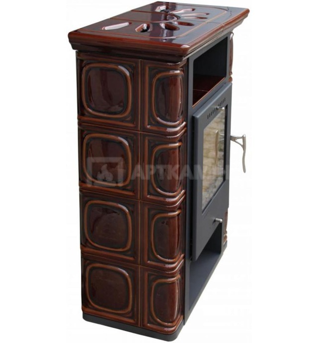Піч Thorma Borgholm Top Ceramic dark brown. Фото 3