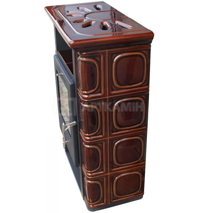 Піч Thorma Borgholm Top Ceramic dark brown. Фото 5