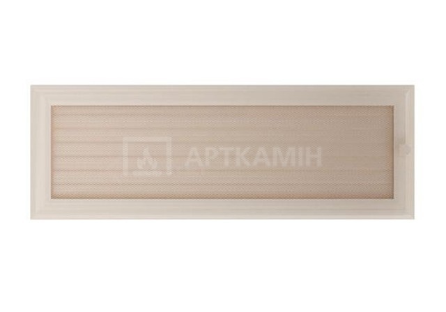 Решетка для камина Kratki бежевая Оскар 17/49 с жалюзи. Фото 2