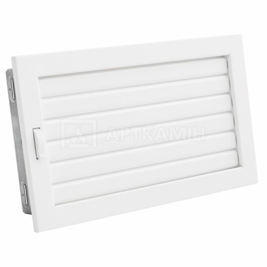 Решітка для каміну Darco Ventlab KRVZ 325x195 біла з рухомими жалюзі