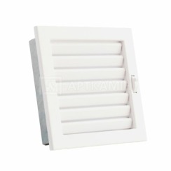 Решітка для каміну Darco Ventlab KRVZ 220x220 біла з рухомими жалюзі