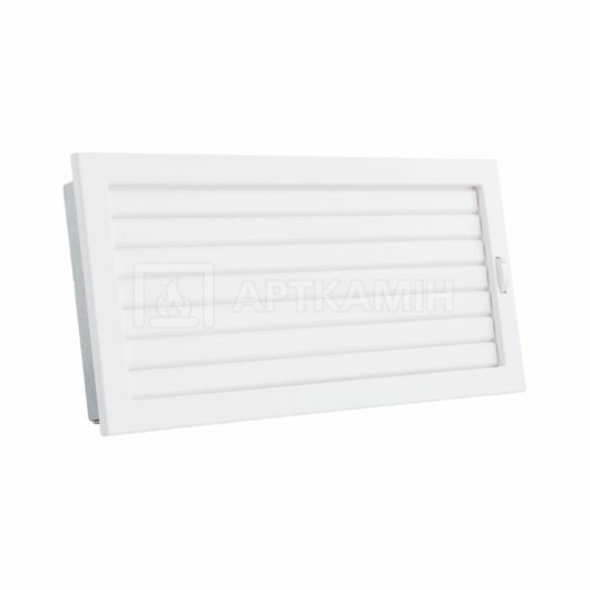 Решітка для каміну Darco Ventlab KRVZ 450x240 біла з рухомими жалюзі