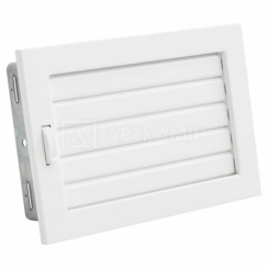 Решетка для камина Darco Ventlab KRVZ 200x145 белая с подвижными жалюзи