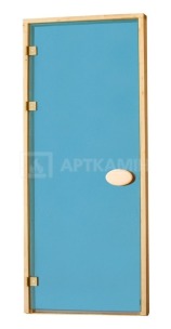 Скляні двері для сауни Pal 70x190 (голубий, 8 мм)