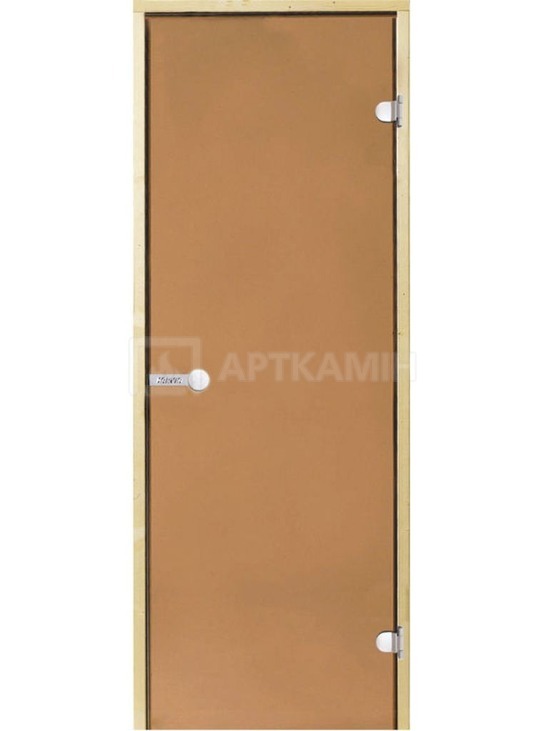 Скляні двері HARVIA 90x210 (бронза)