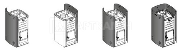 Захисне огородження Harvia 20 ES PRO (WL600) бокове. Фото 3