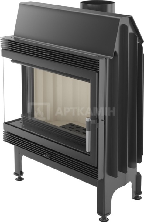 Каминная топка Kratki Blanka 670/570/L/BS 12 кВт левая. Фото 3