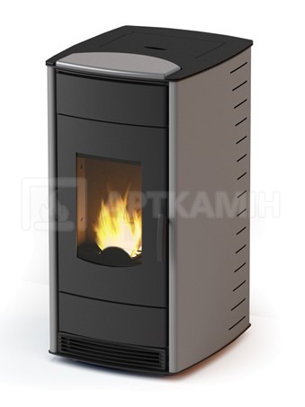 Піч-камін MBS Thermo Pellet 18 кВт сіра
