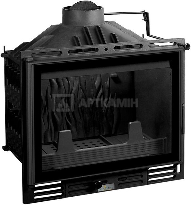 Каминная топка Uniflam 600 Plus Eco с шибером. Фото 2