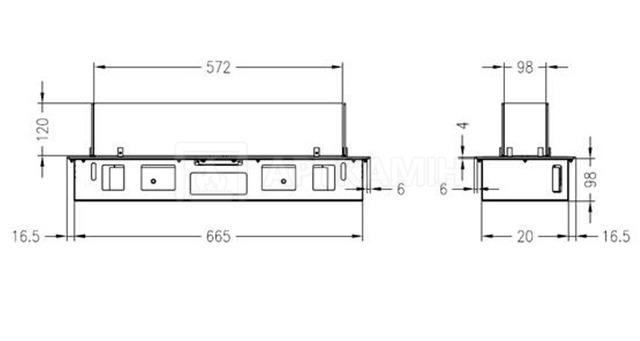 Біокамін Spartherm Quadra Inside I SL. Фото 3