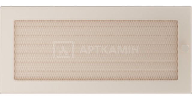 Решітка для каміну Kratki кремова 17/37 з жалюзі. Фото 2