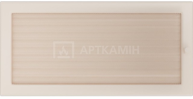 Решітка для каміну Kratki кремова 22/45 з жалюзі. Фото 2