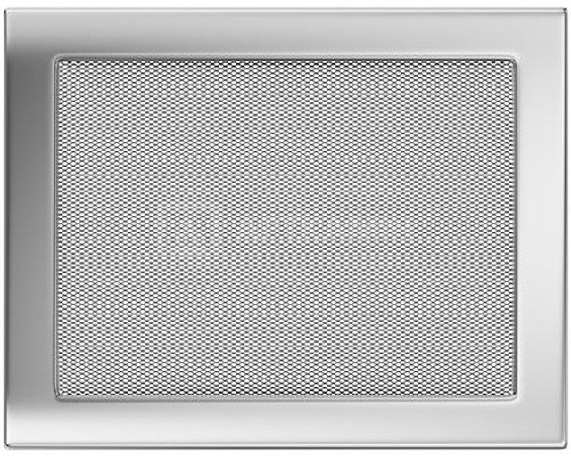 Решетка для камина Kratki серебряная (полированная) 22/30