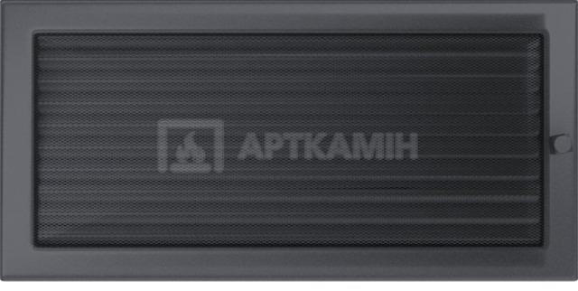 Решітка для каміну Kratki графітова 22/45 з жалюзі. Фото 2