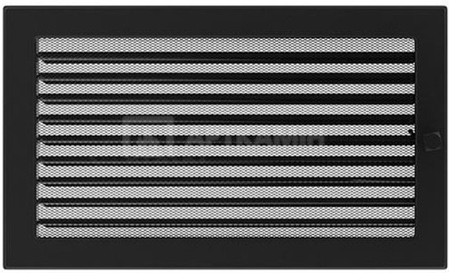 Решетка для камина Kratki черная 22/37 с жалюзи