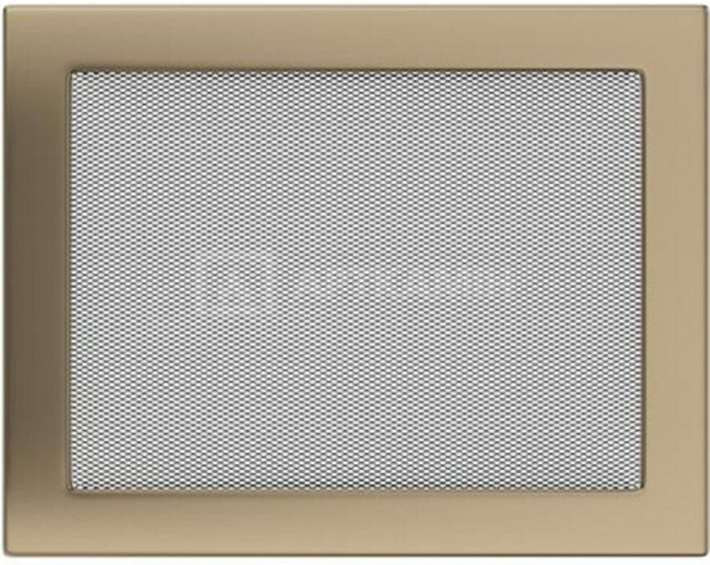 Решетка для камина Kratki золото гальванизированная 22/30
