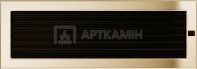 Решітка для каміну Kratki позолота 17/49 з жалюзі. Фото 2