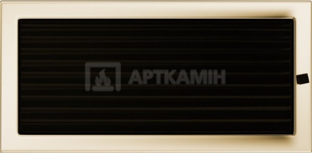 Решетка для камина Kratki позолота 22/45 с жалюзи. Фото 2