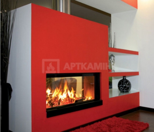 Камінна топка M-Design 1050 DH Double Face Argento. Фото 2