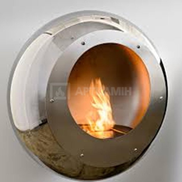 Біокамін Cocoon Fires Vellum Wall Mounted Cocoon Stainless. Фото 3