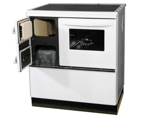 Піч Thorma Okonom 75/Fiko De Luxe white right. Фото 2
