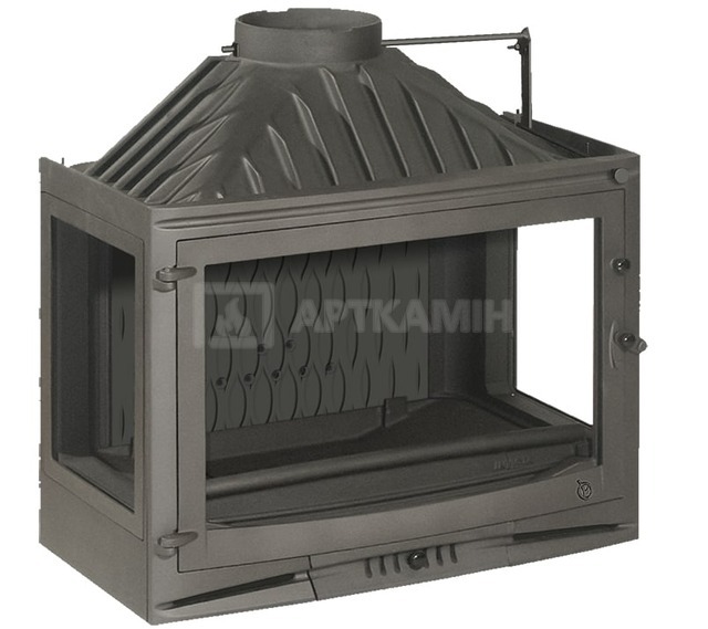 Камінна топка Invicta 700 Selenic тристороння, с шибером 9769-73